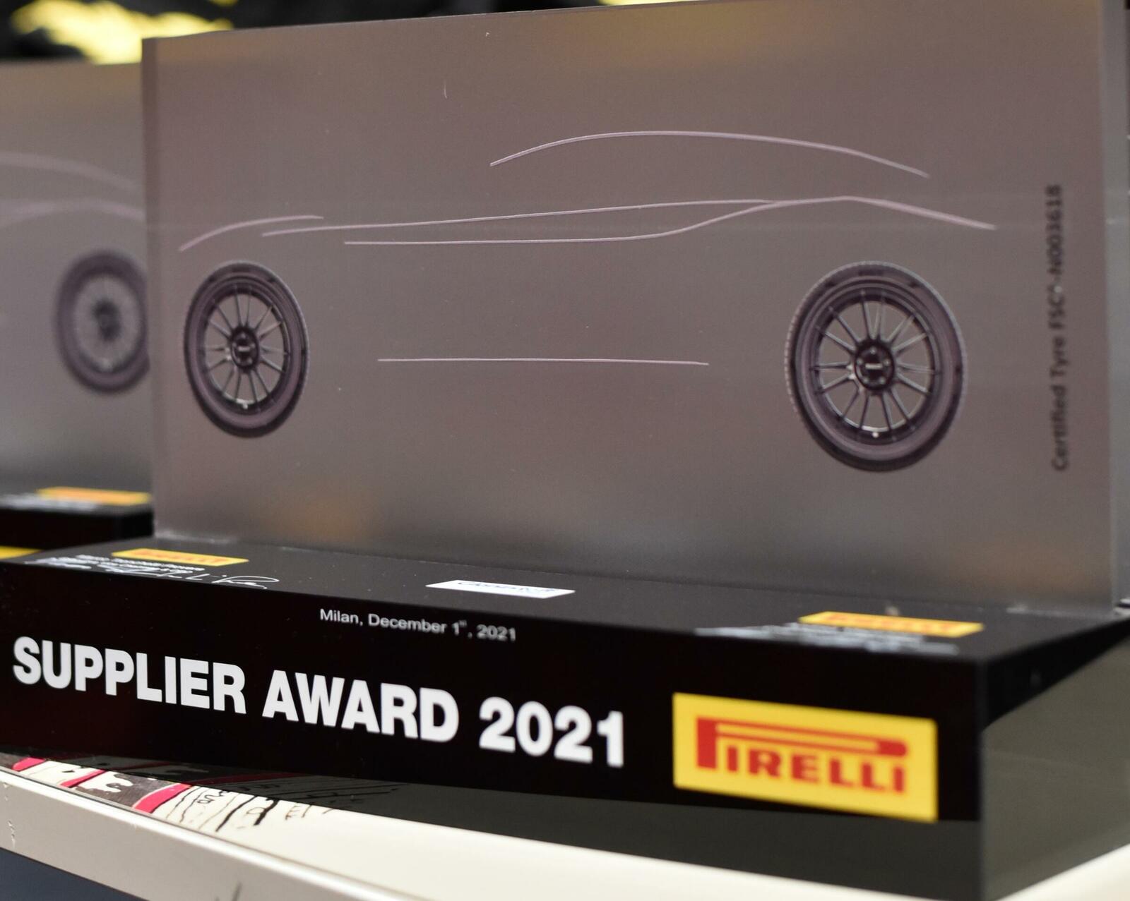 In diesem Jahr wurden neun von 14.000 Pirelli-Zulieferern mit dem Supplier Award ausgezeichnet.
