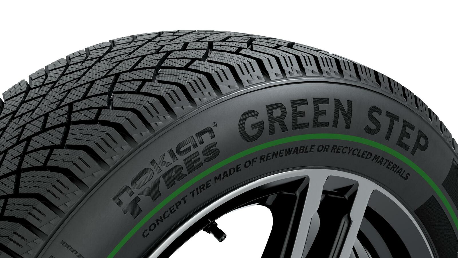 Nachhaltiger Konzeptreifen: der Nokian Tyres Green Step.