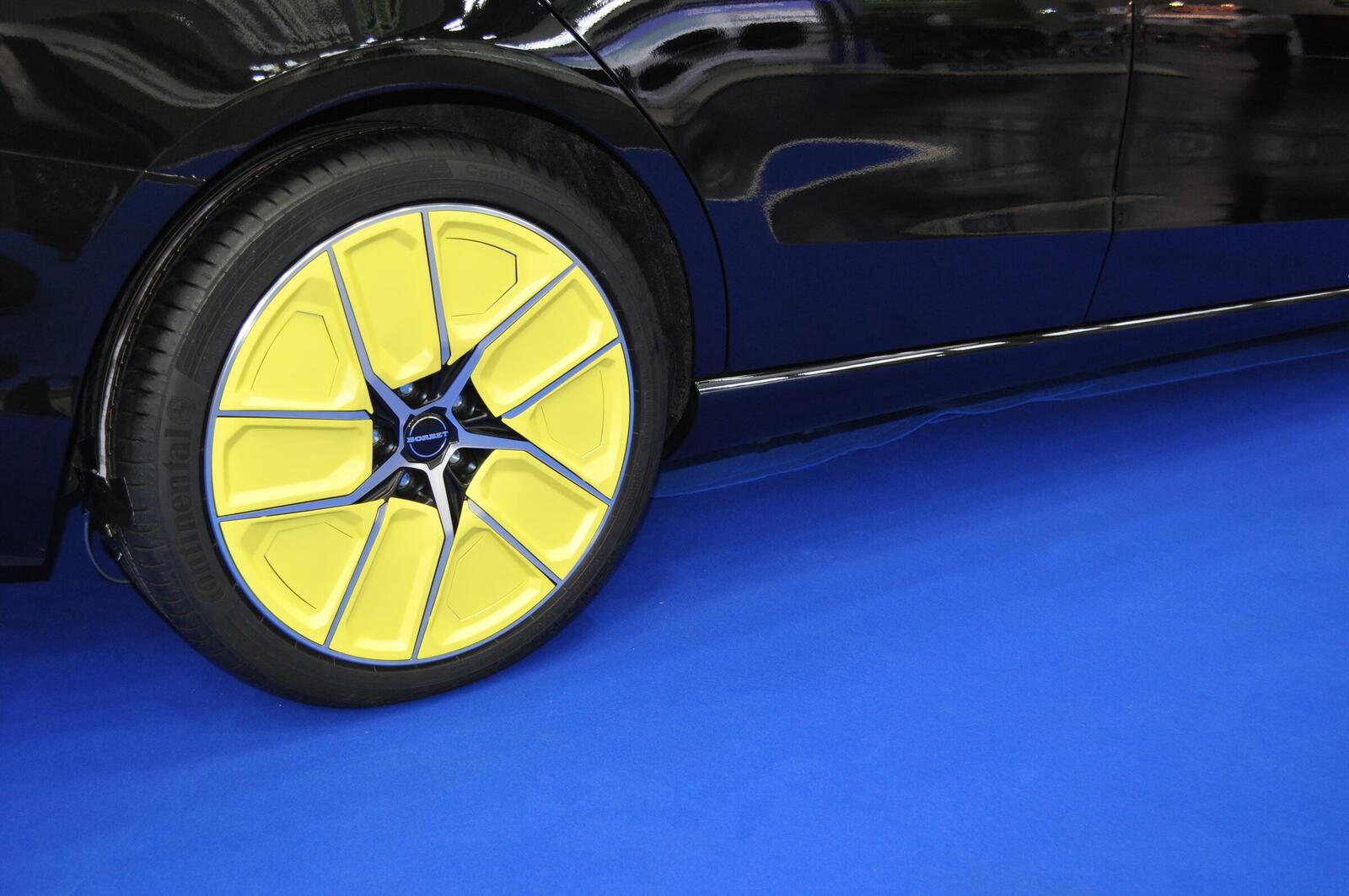Das „Active Aero Wheel“ von Borbet soll Aerodynamik, ein geringes Gewicht und Bremsenkühkung in Einklang bringen. 