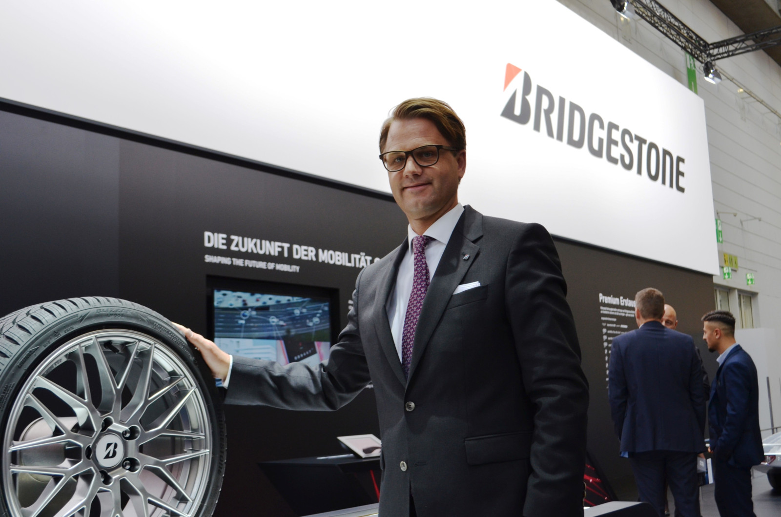 Christian Mühlhäuser, Managing Director der Bridgestone Central Region – hier auf der IAA in Frankfurt noch. 