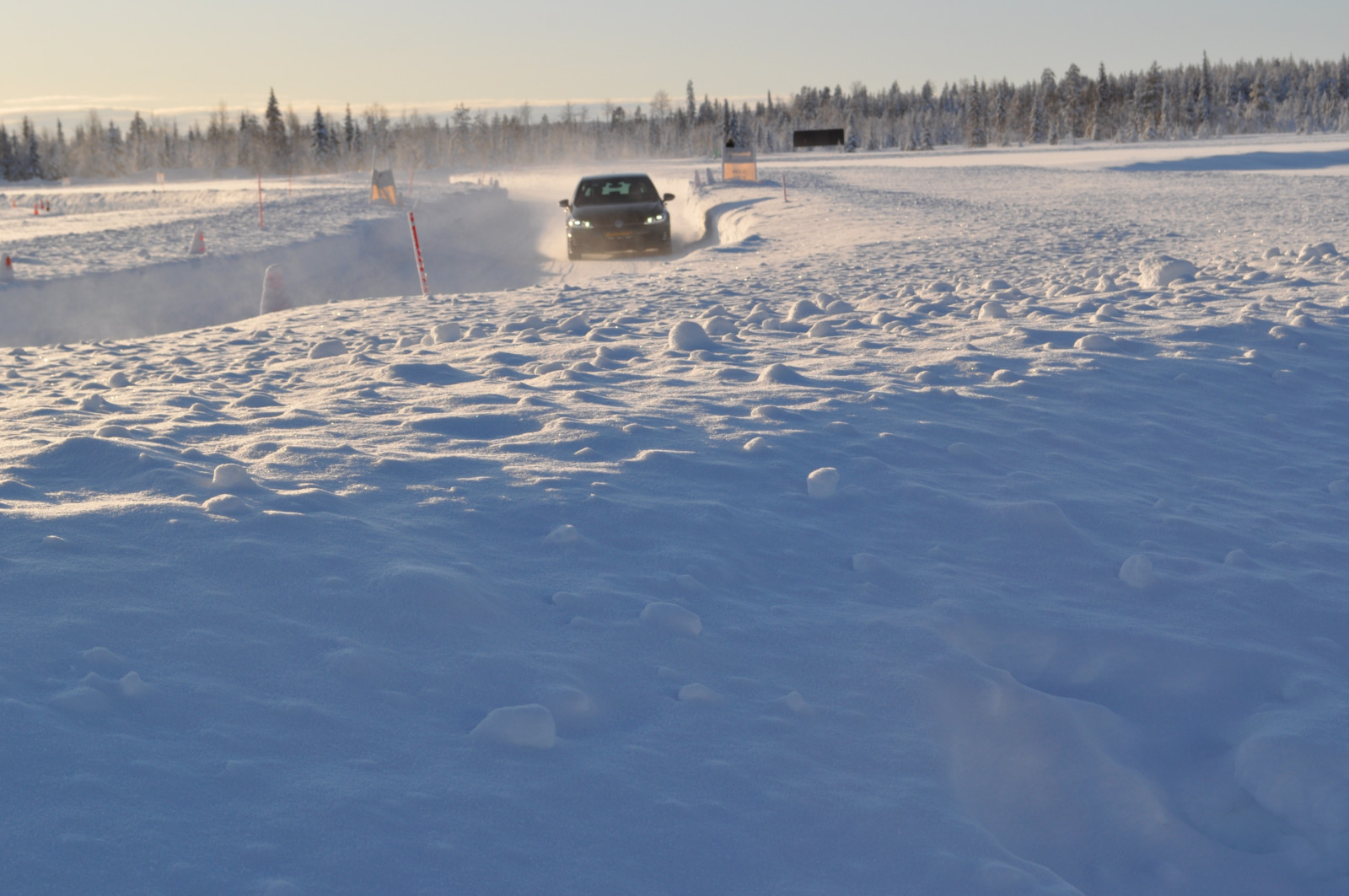 Skandinavische Breitengrade eignen sich bestens für Winterreifen-Tests.