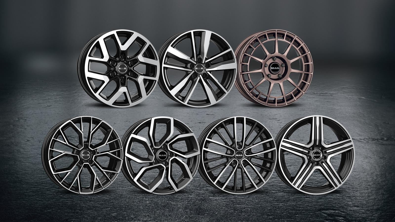 Die Neuen für 2023: Mak Wheels legt mit gleich sieben Räder-Designs nach. 