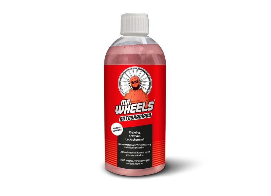 Ein Autoshampoo ist neu im Programm der Wheelworld-Pflegeserie Mr. Wheels. 