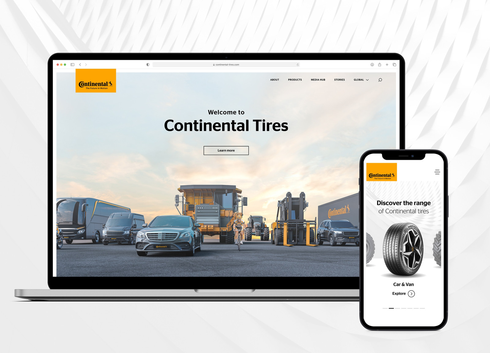 Der Conti-Unternehmensbereich Tires wartet mit einem grundlegend überarbeiteten Internetauftritt auf. 