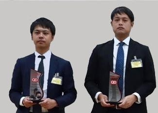 Die Mitarbeiter von YTST und YRTC nahmen die Auszeichnung im Rahmen einer Zeremonie entgegen.
