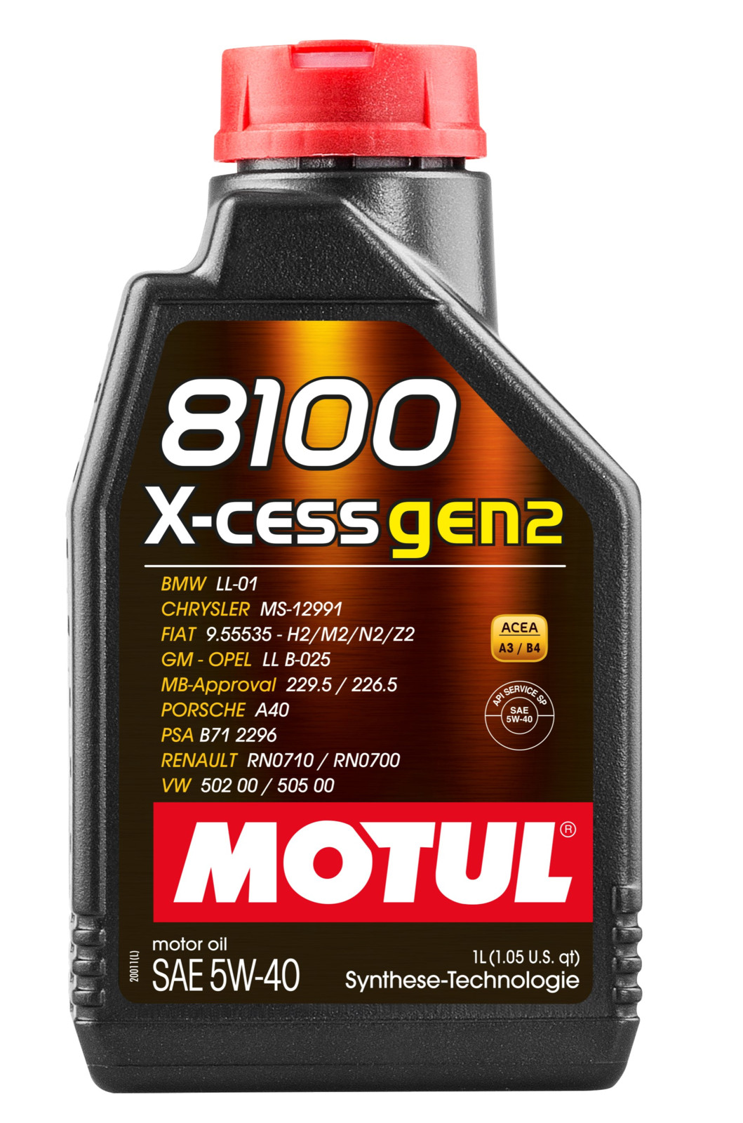 Ab sofort ist das neue Motul 8100 X-CESS GEN2 5W-40 erhältlich. 