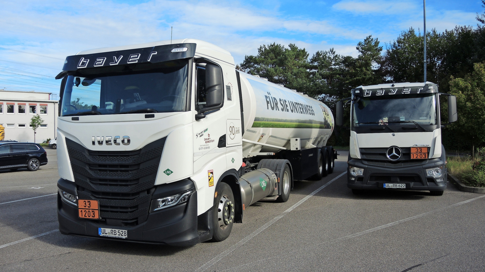 Mit 120 Tankzügen versorgt die Spedition Bayer ihre Kunden in mehreren Bundesländern.