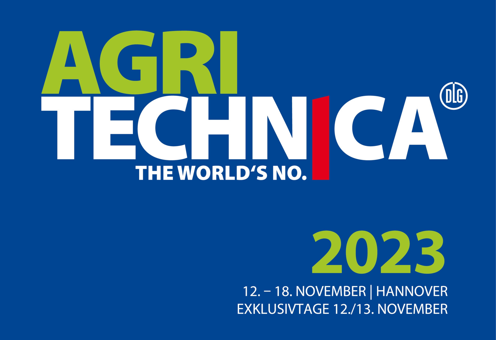 Im Moment läuft die Agritechnica 2023 auf dem Messegelände in Hannover