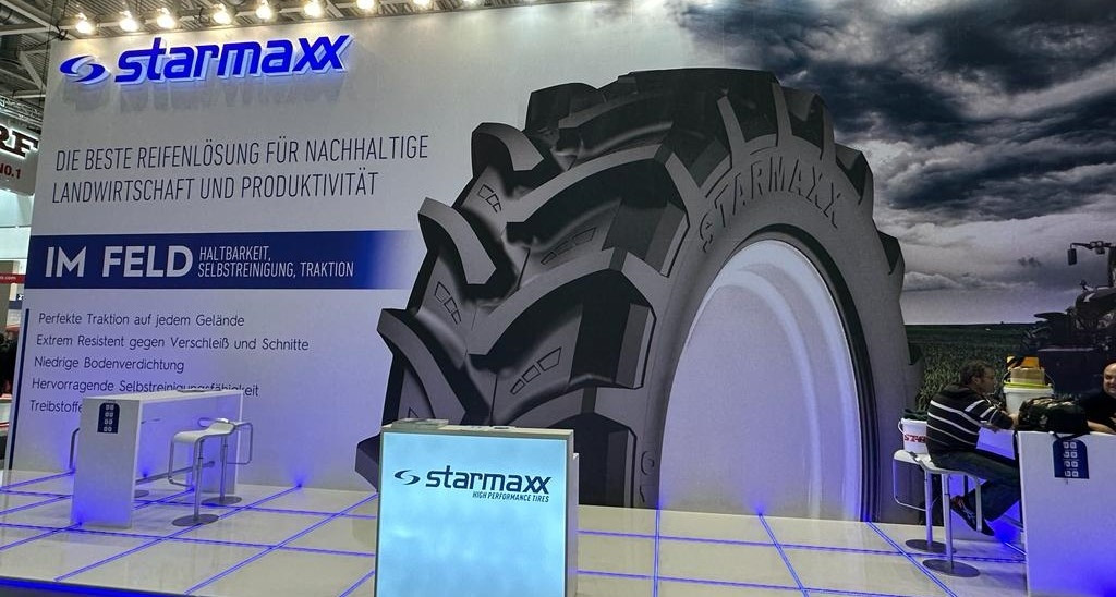 Die Petlas Tire Corporation war mit den Marken Starmaxx und Petlas auf der Agritechnica 2023 vertreten.