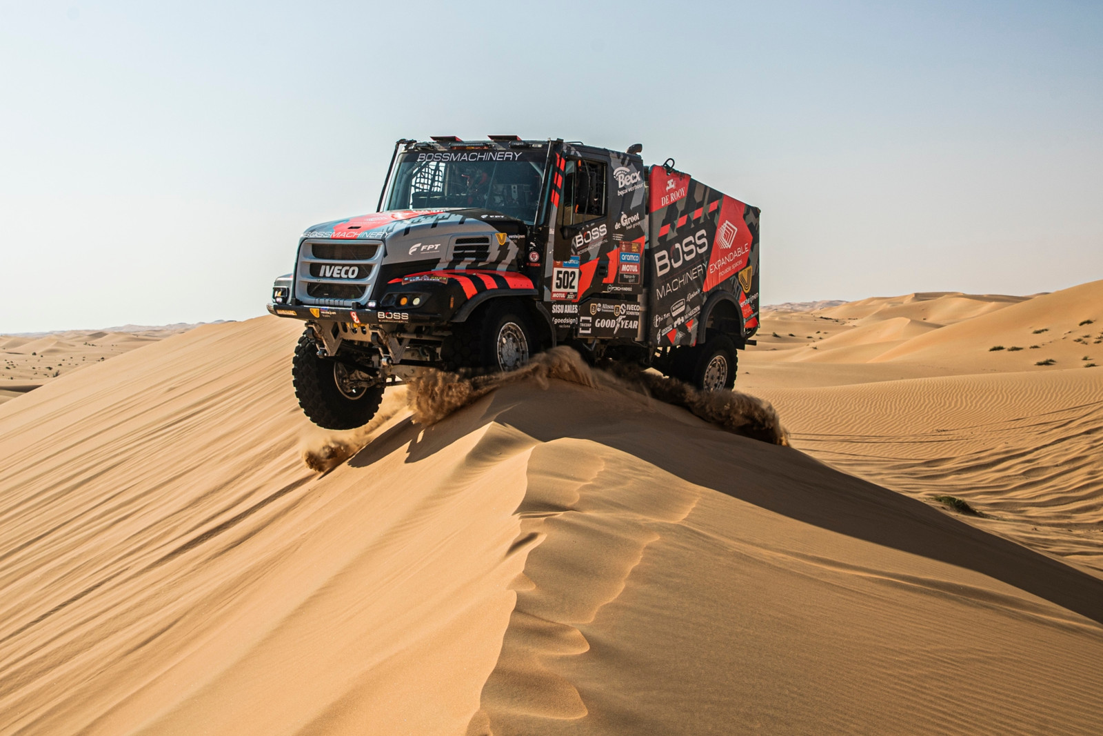 Auch 2024 liefert Goodyear Reifen und TPMS an das Team De Rooy bei der Rallye Dakar. 