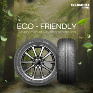 Kumho Tire hat eigenen Angaben zufolge einen Reifen aus 80 Prozent nachhaltigen Materialien entwickelt. 